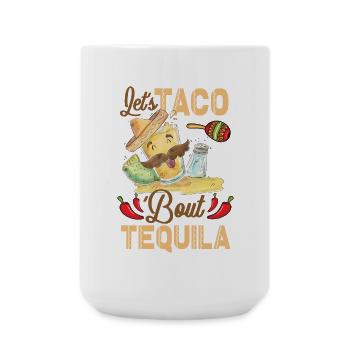 Taco Über Tequila Taco Tuesday - Große Tasse 440 ml - Weiß - Vorne