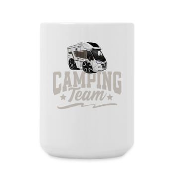 Équipe de camping Camper Campen - Grande tasse 440 ml - blanc - Devant