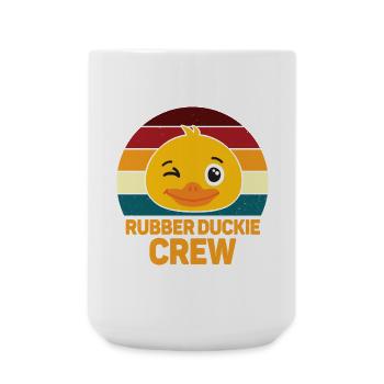 Canard en caoutchouc Équipage de canard en caoutchouc - Grande tasse 440 ml - blanc - Devant