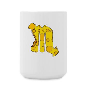 Zodiac sign Scorpio - Large Mug 440 ml - white - Front