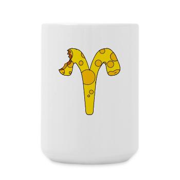 Zodiac sign Aries - Large Mug 440 ml - white - Front