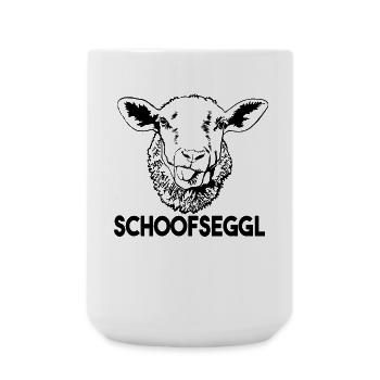 Schwäbisch Schwaben Schoofseggl Schwabenland - Große Tasse 440 ml - Weiß - Vorne