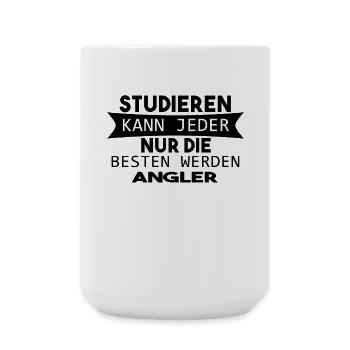 Angler Geschenk - Große Tasse 440 ml - Weiß - Vorne