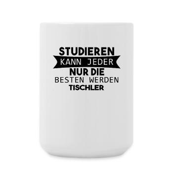Tischler Geschenk - Große Tasse 440 ml - Weiß - Vorne