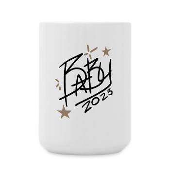 Baby 2023 - Geburt Schwanger 2023 Schwangerschaft - Große Tasse 440 ml - Weiß - Vorne