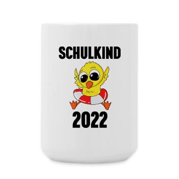 Schuldkind Einschulung 2022 - Große Tasse 440 ml - Weiß - Vorne