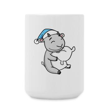 Chèvre Bébé Chèvre Domestique - Grande tasse 440 ml - blanc - Devant