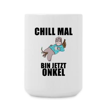 Onkel - Onkel werden - Große Tasse 440 ml - Weiß - Vorne
