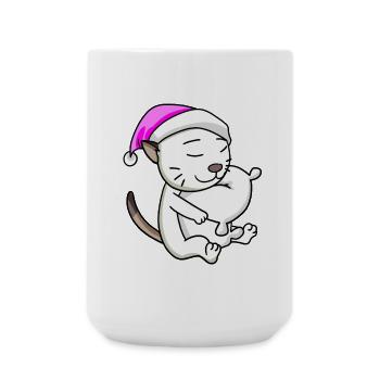 Chat race Colorpoint Shorthair - Grande tasse 440 ml - blanc - Devant