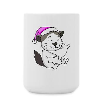 Cat cat breed Ragdoll - Large Mug 440 ml - white - Front