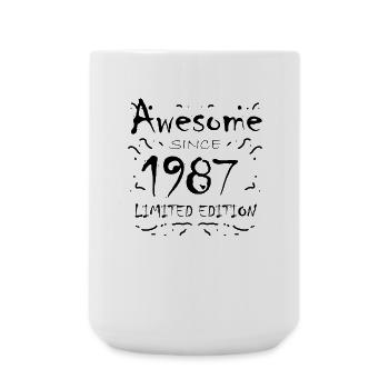 1987 - Fantastisch seit 1987 - Jahrgang 1987 - Große Tasse 440 ml - Weiß - Vorne