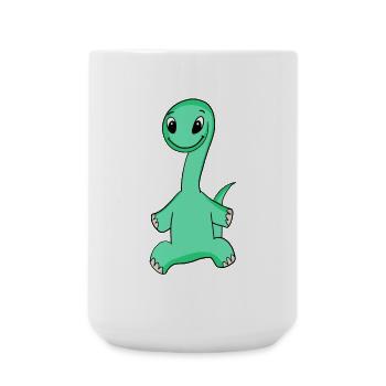 Dino Motif - Large Mug 440 ml - white - Front