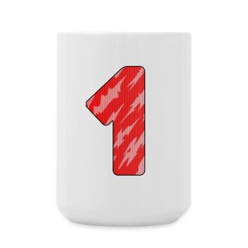 1 - Große Tasse 440 ml - Weiß - Vorne