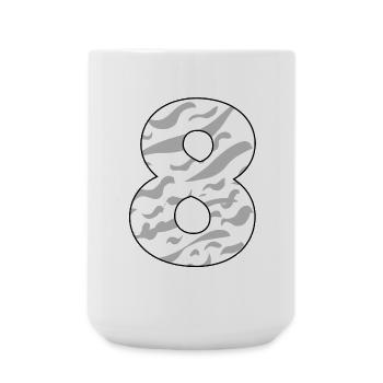 8 - Grande tasse 440 ml - blanc - Devant