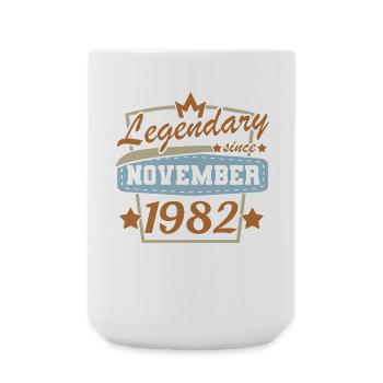 November 1982 Geburtstag Retro Geburtstag - Große Tasse 440 ml - Weiß - Vorne