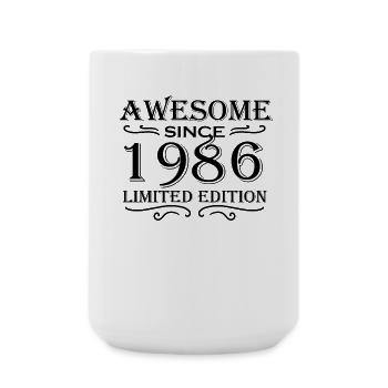 1986 - Born 1986 - Large Mug 440 ml - white - Front
