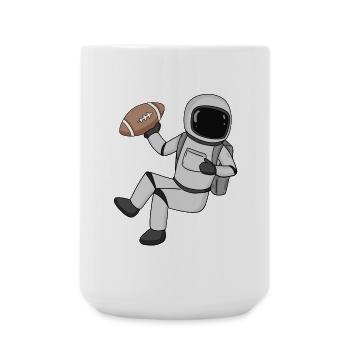 Astronaute Football Américain - Grande tasse 440 ml - blanc - Devant