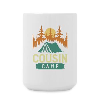 Cousin camp - Große Tasse 440 ml - Weiß - Vorne