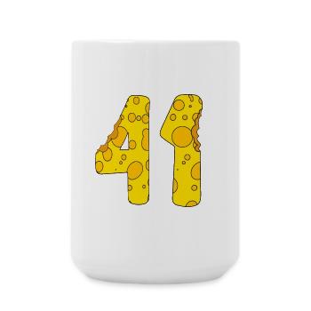 41 years old - 41st birthday gift - 1941 - Large Mug 440 ml - white - Front