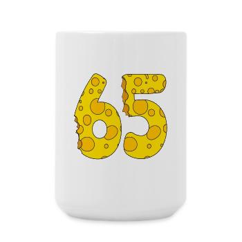 65 years old - 65th birthday gift - 1965 - Large Mug 440 ml - white - Front