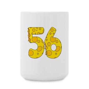 56 Jahre alt - 56. Geburtstag Geschenk - 1956 - Große Tasse 440 ml - Weiß - Vorne