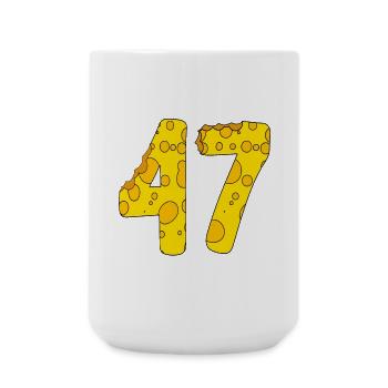 47 years old - 47th birthday gift - 1947 - Large Mug 440 ml - white - Front