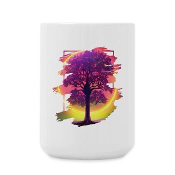 Arbre - Grande tasse 440 ml - blanc - Devant