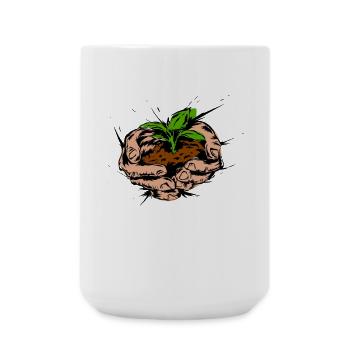 Gardener Garden - Large Mug 440 ml - white - Front