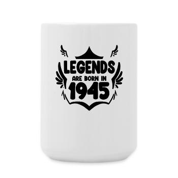 1945 - Jahrgang 1945 - Große Tasse 440 ml - Weiß - Vorne