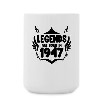 1947 - Jahrgang 1947 - Große Tasse 440 ml - Weiß - Vorne