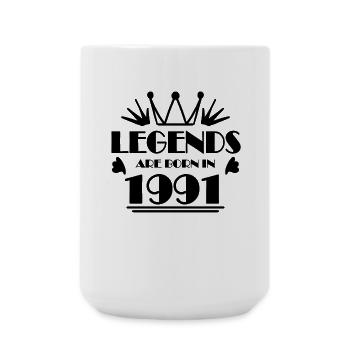 1991 - Jahrgang 1991 - Große Tasse 440 ml - Weiß - Vorne