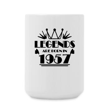 1957 - Jahrgang 1957 - Große Tasse 440 ml - Weiß - Vorne