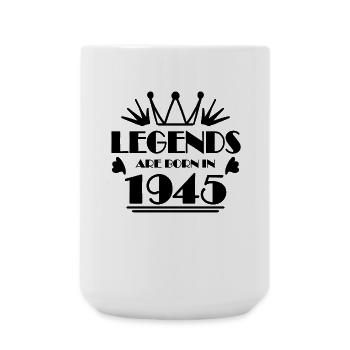 1945 - Jahrgang 1945 - Große Tasse 440 ml - Weiß - Vorne