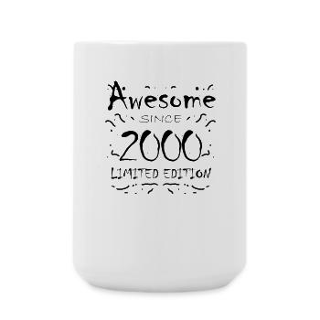 2000 - Jahrgang 2000 - Fantastisch seit 2000 - Große Tasse 440 ml - Weiß - Vorne