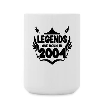 2004 - Jahrgang 2004 - Große Tasse 440 ml - Weiß - Vorne