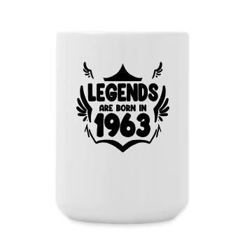 1963 - Jahrgang 1963 - Große Tasse 440 ml - Weiß - Vorne