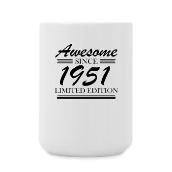 1951 - Jahrgang 1951 - Geburtsjahr 1951 - Große Tasse 440 ml - Weiß - Vorne