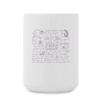 40th birthday for math teachers and math nerds - Large Mug 440 ml - white - Front