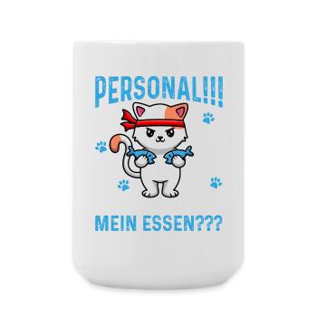 Staff!!! Where is my food??? - Large Mug 440 ml - white - Front