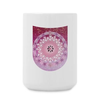 BlumenMandala Harmonie: Sonja Ariel von Staden - Grande tasse 440 ml - blanc - Devant