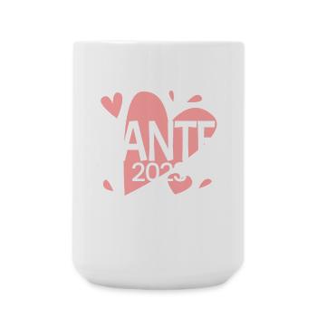 Tante 2023 - Tante werden - Tante Geschenk - Große Tasse 440 ml - Weiß - Vorne
