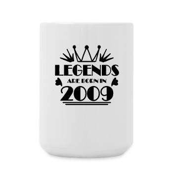 2009 - Born 2009 - Large Mug 440 ml - white - Front