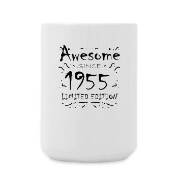1955 - Né en 1955 - Fantastique depuis 1955 - Grande tasse 440 ml - blanc - Devant