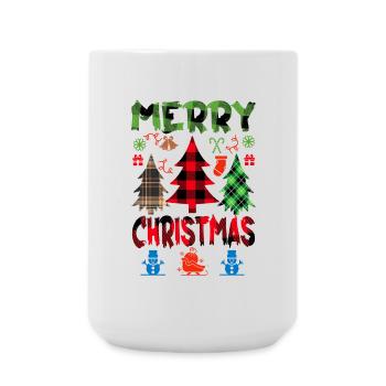 Weihnachten, Weihnachten, Weihnachten, Weihnachten - Große Tasse 440 ml - Weiß - Vorne