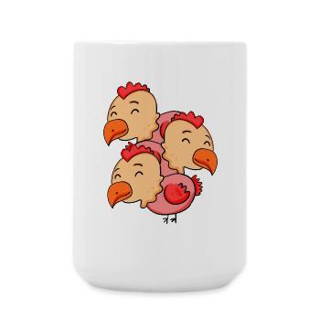 Cute Chickens - Chicken - Large Mug 440 ml - white - Front
