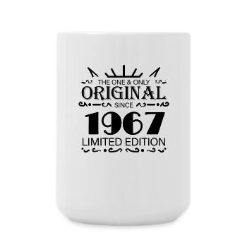 1967 - Baujahr 1967 - Jahrgang 1967 - Große Tasse 440 ml - Weiß - Vorne