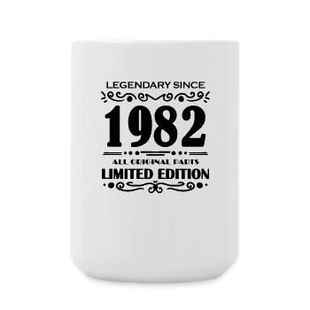 1982 - Jahrgang 1982 - Baujahr 1982 - Große Tasse 440 ml - Weiß - Vorne