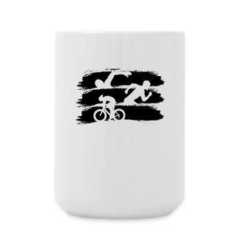 Triathlon - Grande tasse 440 ml - blanc - Devant