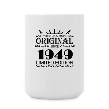 1949 - Year of construction 1949 - Born 1949 - Large Mug 440 ml - white - Front