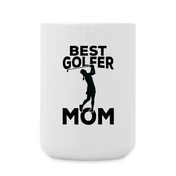 Meilleure maman golfeuse - Grande tasse 440 ml - blanc - Devant